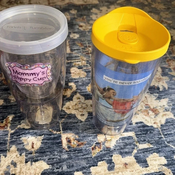 TERVIS Lot of 3 Bundle Tumblers Cups 24 ounces with lids asst styles/colors - Picture 3 of 16